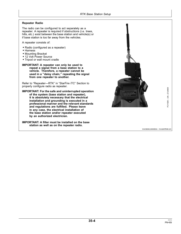 John Deere StarFire iTC, RTK Operator's Manual (OMPC21120) - Image 3