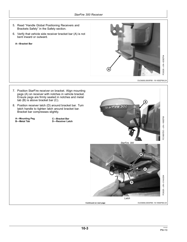 John Deere StarFire 300 Operator's Manual (OMPC21507) - Image 2