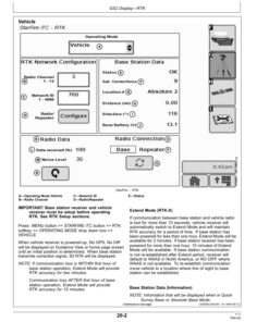 Alternative view of John Deere StarFire iTC, RTK Operator's Manual (OMPC21514)