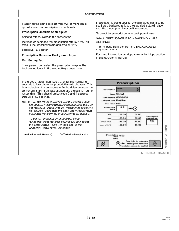 John Deere GS2 Display - Basic Applications Greenstar 2100, 2600 Operator's Manual (OMPFP10231) - Image 2