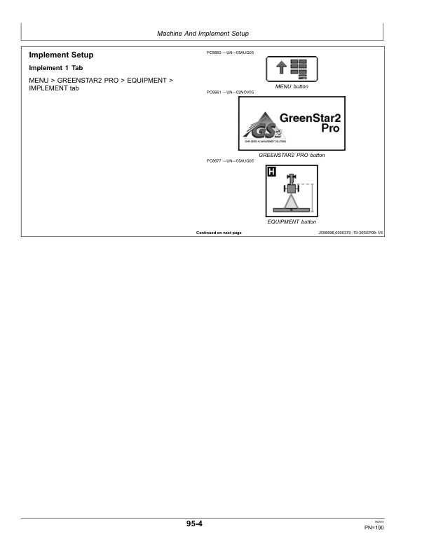 John Deere GS2 Display - Basic Applications Greenstar 2100, 2600 Operator's Manual (OMPFP10231) - Image 3