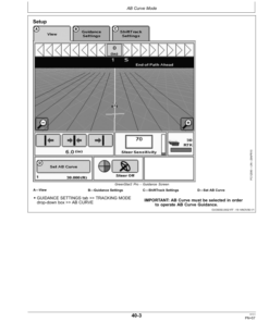 Alternative view of John Deere GS2 Display - Guidance Greenstar 2100, 2600 Display Operator's Manual (OMPFP10255)