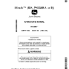 John Deere iGrade (S.N. PCXL01A or B) Operator's Manual (OMPFP19003)