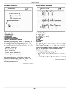 Alternative view of John Deere Yield Documentation, Specialty Crop (S.N. PCXL01C or D) Operator's Manual (OMPFP22605)