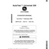 John Deere AutoTrac Universal 300 Operator's Manual (OMPFP23380)