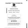 John Deere GreenStar Rate Controller Dry Operator's Manual (OMPFP23415)