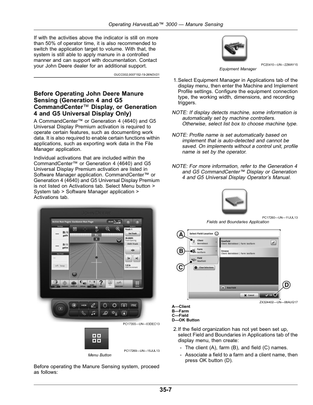 John Deere HarvestLab 3000 Operation Manual (Worldwide Edition) Operator's Manual (OMPFP24114) - Image 2