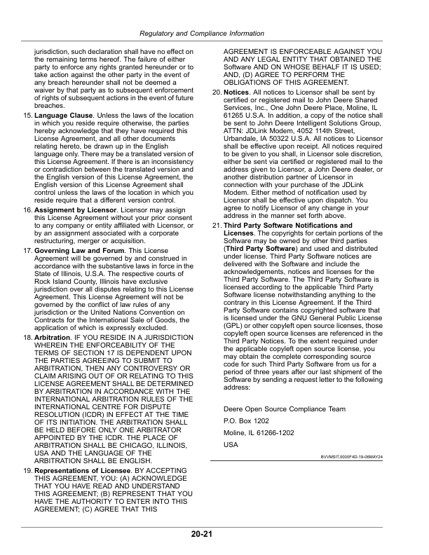 John Deere JDLink R Modem - 4G Operator's Manual (OMPFP25435) - Image 2