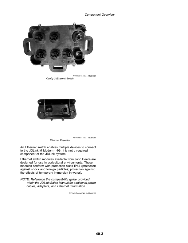 John Deere JDLink M Modem - 4G Operator's Manual (OMPFP25477) - Image 2