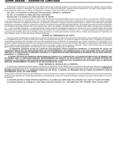 Alternative view of John Deere XT140B String Trimmer/Brushcutter (UT15147) Operator's Manual (OMPS01078)