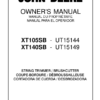 John Deere XT105SB (UT15144) & XT140SB (UT15149) String Trimmer/Brushcutter Operator's Manual (OMPS01090)