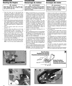 Alternative view of John Deere J3816 Chain Saw Operator's Manual (OMPS05064)