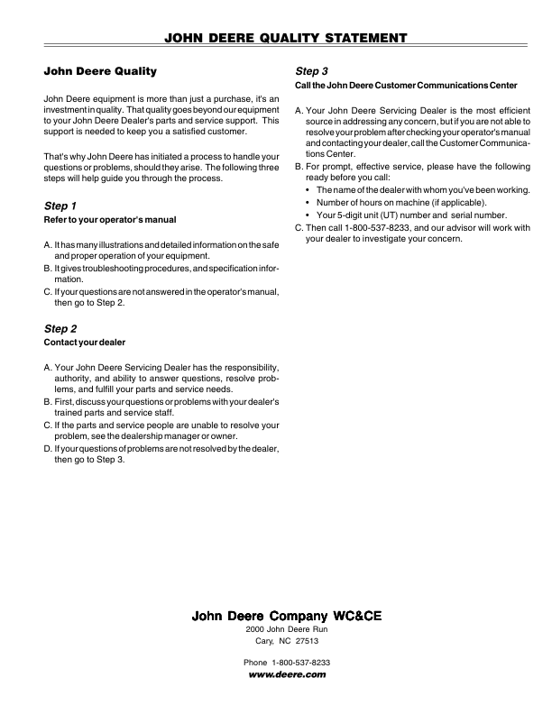 John Deere PSA10 Pole Saw Attachment (UT26501) Operator's Manual (OMPS10053) - Image 2
