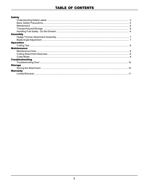 John Deere HTA22 Hedge Trimmer Attachment Operator's Manual (OMPS10054) - Image 2