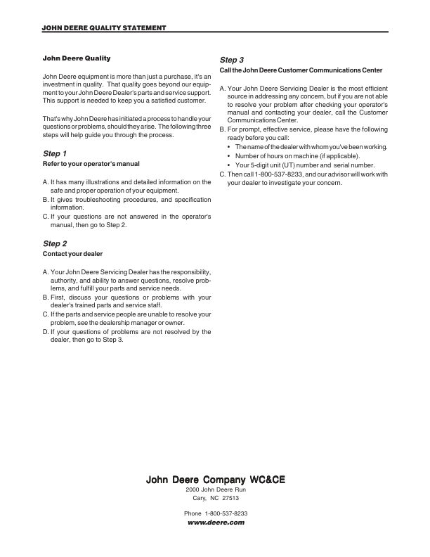 John Deere LT105C LE String Trimmer Operator's Manual (OMPS10975) - Image 2