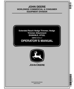 John Deere EH2659LE (000364-), HT22L (001005-) Operator's Manual (OMPS11013)