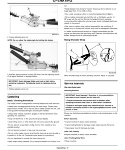 Alternative view of John Deere HTA22 Hedge Trimmer Attachment (002204-) Operator's Manual (OMPS11014)
