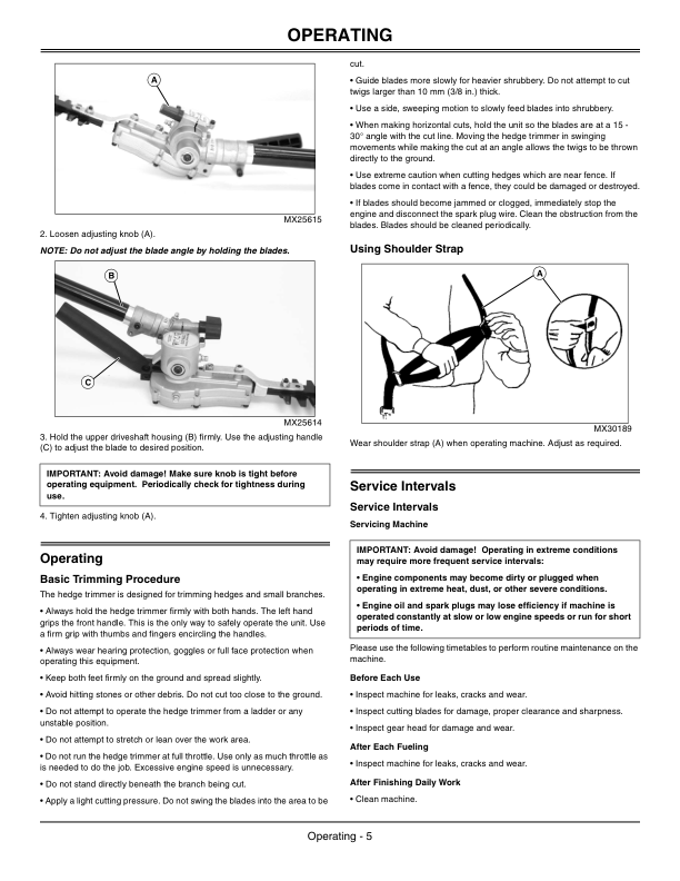 John Deere HTA22 Hedge Trimmer Attachment (002204-) Operator's Manual (OMPS11014) - Image 2