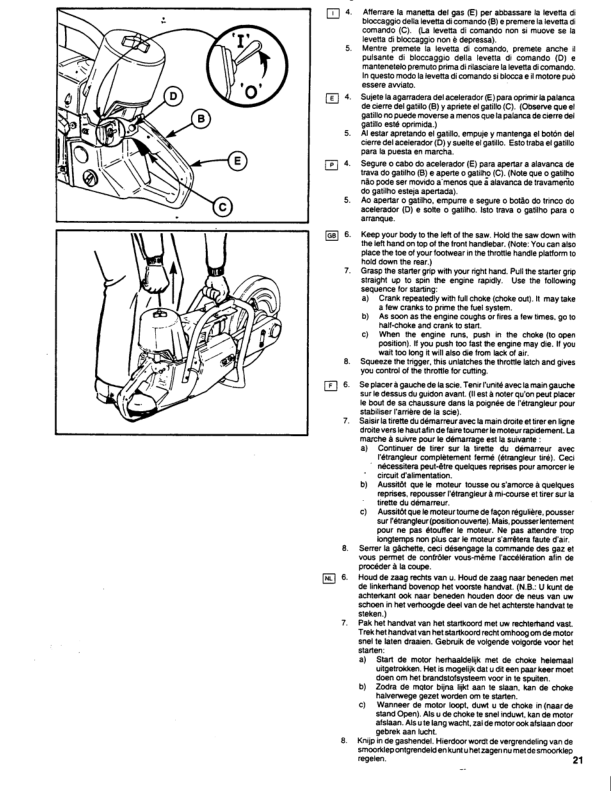 John Deere MP88 Chain Saw Operator's Manual (OMPS19544A) - Image 2