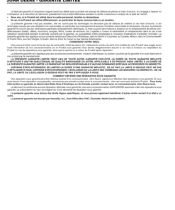 Alternative view of John Deere T40SB String Trimmer (UT15125) Operator's Manual (OMPS19879)