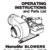 John Deere 111B-1, 111B-1A , 111B-1B Blowers Operator's Manual (OMPS24161C)