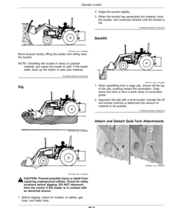 Alternative view of John Deere D120, H120 Loaders Operator's Manual (OMPXX10222)