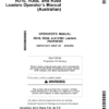 John Deere H310, H360 & H380 Loaders (Australia) Operator's Manual (OMPXX10479)