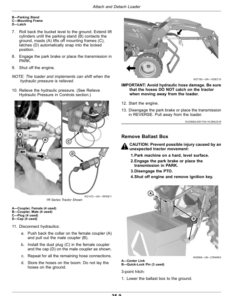 Alternative view of John Deere 220R, 120R Loaders Operator's Manual (OMPXX11128)