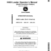 John Deere H480 Loaders Operator's Manual (OMPXX11163)