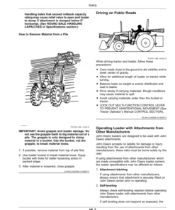 Alternative view of John Deere 700M Loader Operator's Manual (OMPXX12687)