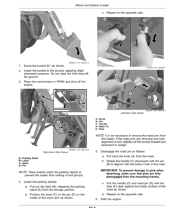 Alternative view of John Deere 700M Loader Operator's Manual (OMPXX12691)