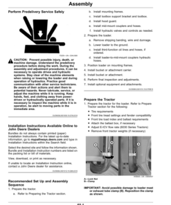 Alternative view of John Deere 673 Loader Operator's Manual (OMPXX12841)