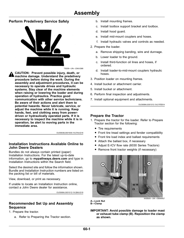 John Deere 673 Loader Operator's Manual (OMPXX12841) - Image 2