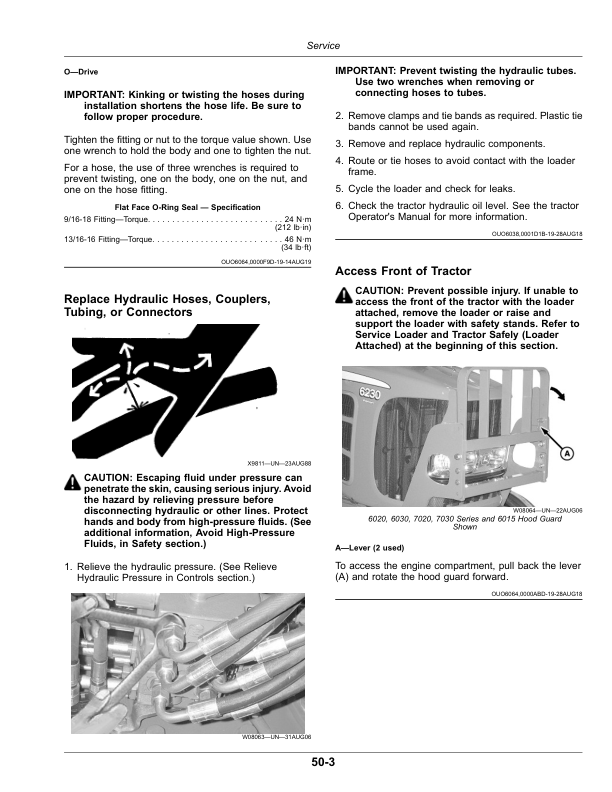John Deere 673 Loader Operator's Manual (OMPXX12890) - Image 2