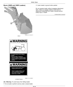 Alternative view of John Deere 300R, 320R, 440R Loaders Operator's Manual (OMPXX13009)