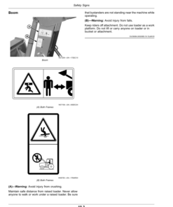 Alternative view of John Deere 553 Loader Operator's Manual (OMPXX13182)