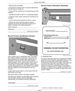Alternative view of John Deere 562 Loader Operator's Manual (OMPXX13443)