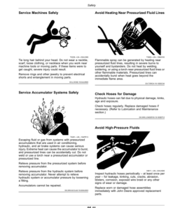 Alternative view of John Deere 741 Loader Operator's Manual (OMPXX13547)