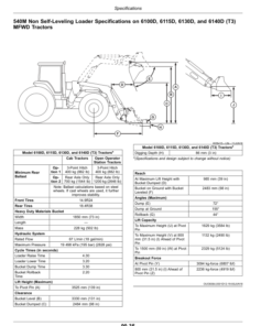 Alternative view of John Deere 520M, 540M Loaders (Export) Operator's Manual (OMPXX13704)