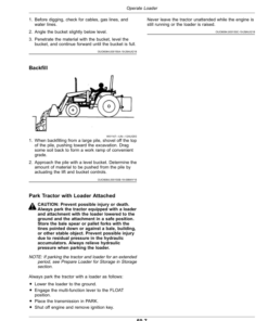 Alternative view of John Deere 120R, 220R Loaders (UK Edition) Non Self-Leveling Loaders (July 2020-) (UK Export Edition) Operator's Manual (OMPXX13996)