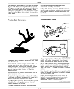 Alternative view of John Deere 120E Loader (Export Edition) Operator's Manual (OMPXX14290)