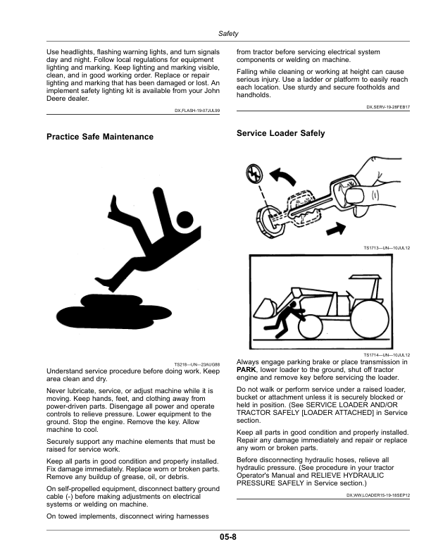 John Deere 120E Loader (Export Edition) Operator's Manual (OMPXX14290) - Image 2