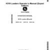 John Deere H310 Loaders (Export Edition) Operator's Manual (OMPXX15201)