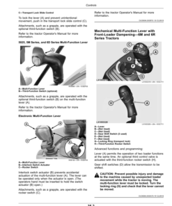 Alternative view of John Deere 600M Loader Operator’s Manual (North American) Operator's Manual (OMPXX16004)