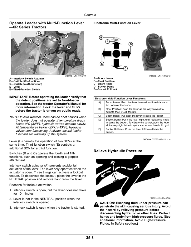 John Deere 600M Loaders Operator’s Manual (Export Edition) Operator's Manual (OMPXX16007) - Image 2
