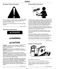 Alternative view of John Deere 300R, 320R, 440R Loaders Operator’s Manual (Export Edition) Operator's Manual (OMPXX16598)
