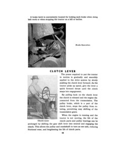 Alternative view of John Deere Model A Styled Tractor (648000-) Operator's Manual (OMR2002)