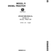 John Deere R Diesel Tractor Operator's Manual (OMR2012)
