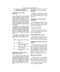 Alternative view of John Deere 820 Utility Tractor, Diesel, Gas Cranking Engine Operator's Manual (OMR2058)