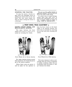 Alternative view of John Deere 720 Utility Tractor, Diesel with Gasoline Cranking Engine Operator's Manual (OMR2086)